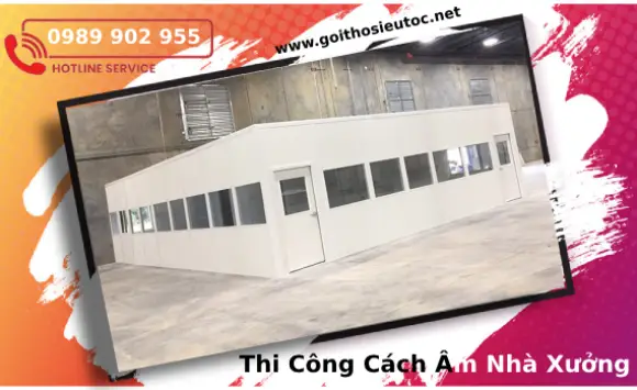 Thi công cách âm nhà xưởng