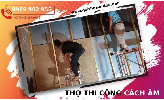 Thi công phòng cách âm