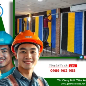 Thi Công Mút Tiêu Âm – Giải Pháp Hút Âm, Giảm Ồn
