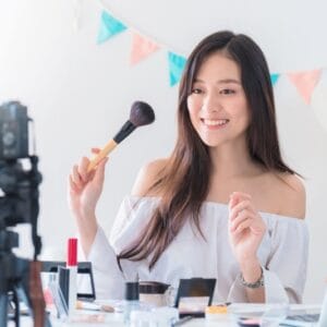 Thiết kế phòng livestream bán mỹ phẩm chuyên nghiệp