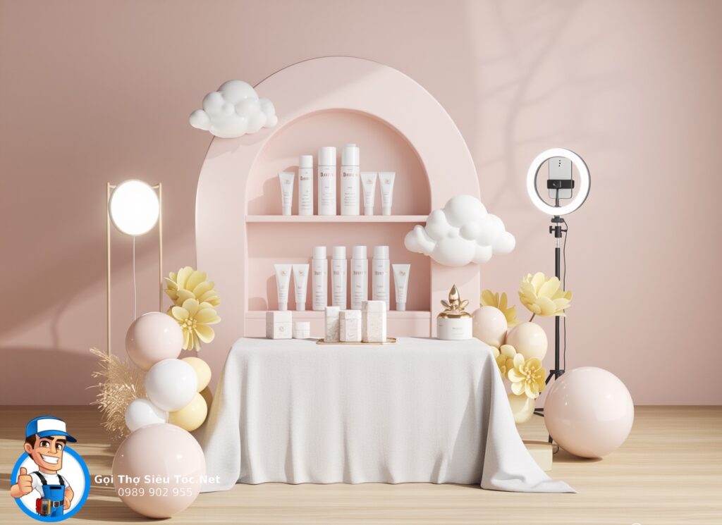 thiet-ke-phong-livestream-ban-my-pham