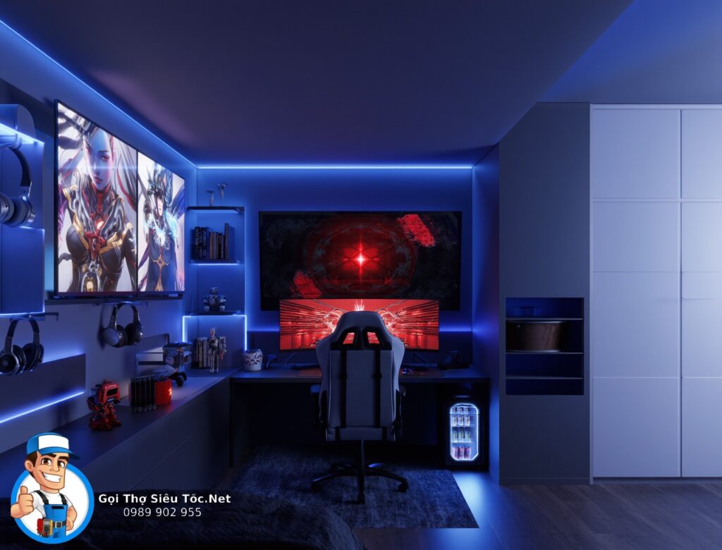 Thiết kế phòng livestream game