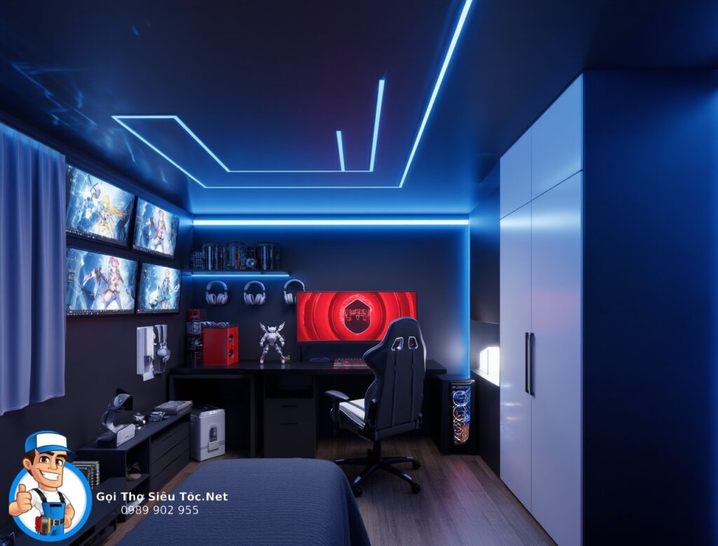 Thiết kế phòng livestream game