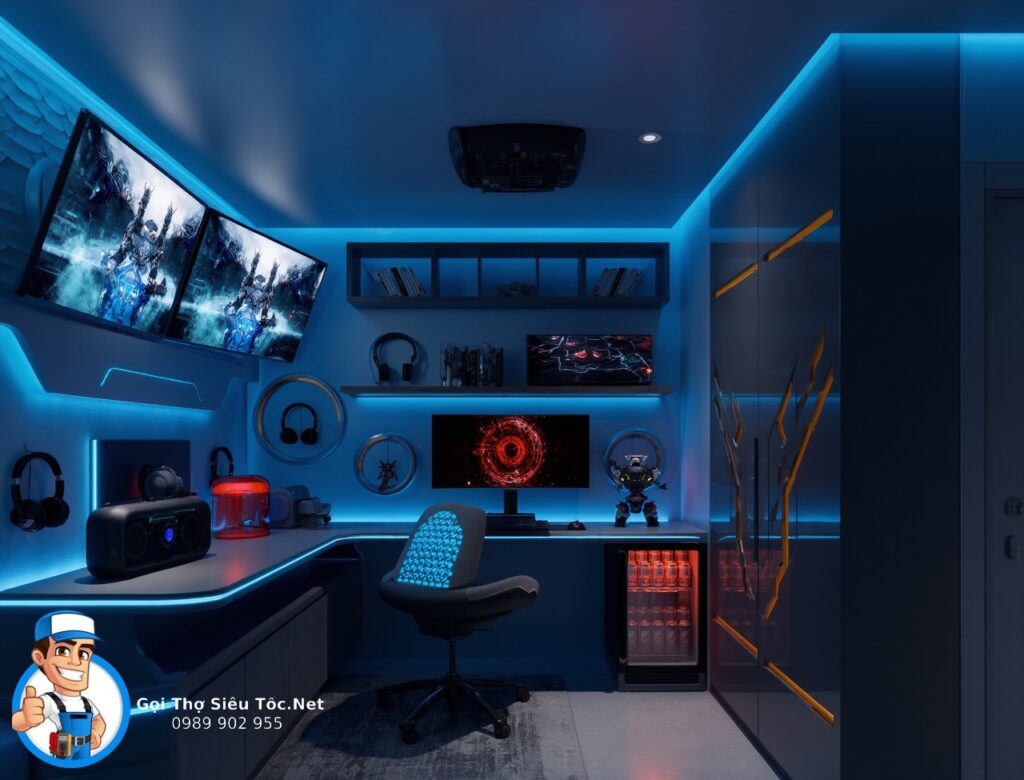 Thiết kế phòng livestream game