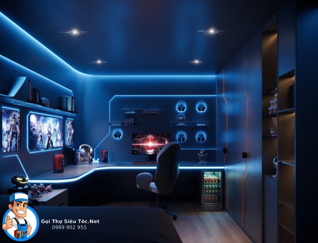 Thiết kế phòng livestream game