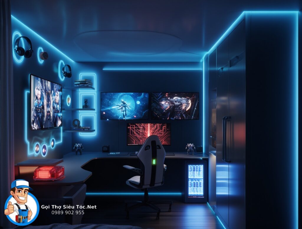 Thiết kế phòng livestream game