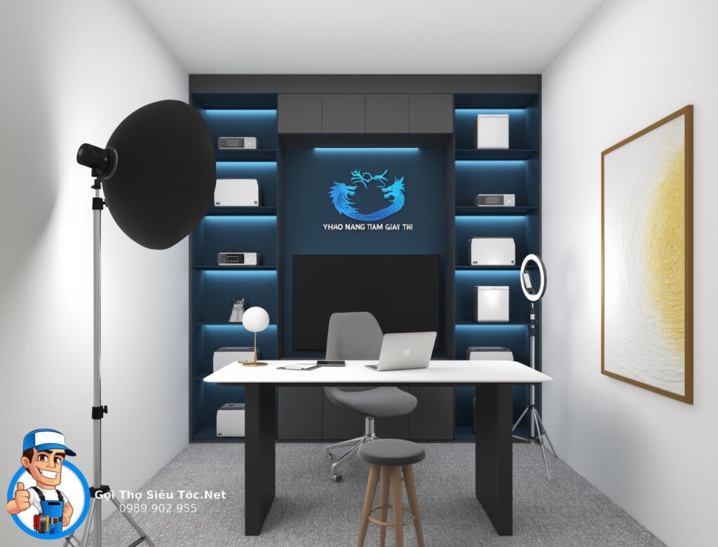 Thiết kế phòng livestream tư vấn dịch vụ