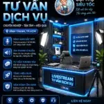 Thiết kế phòng livestream tư vấn dịch vụ