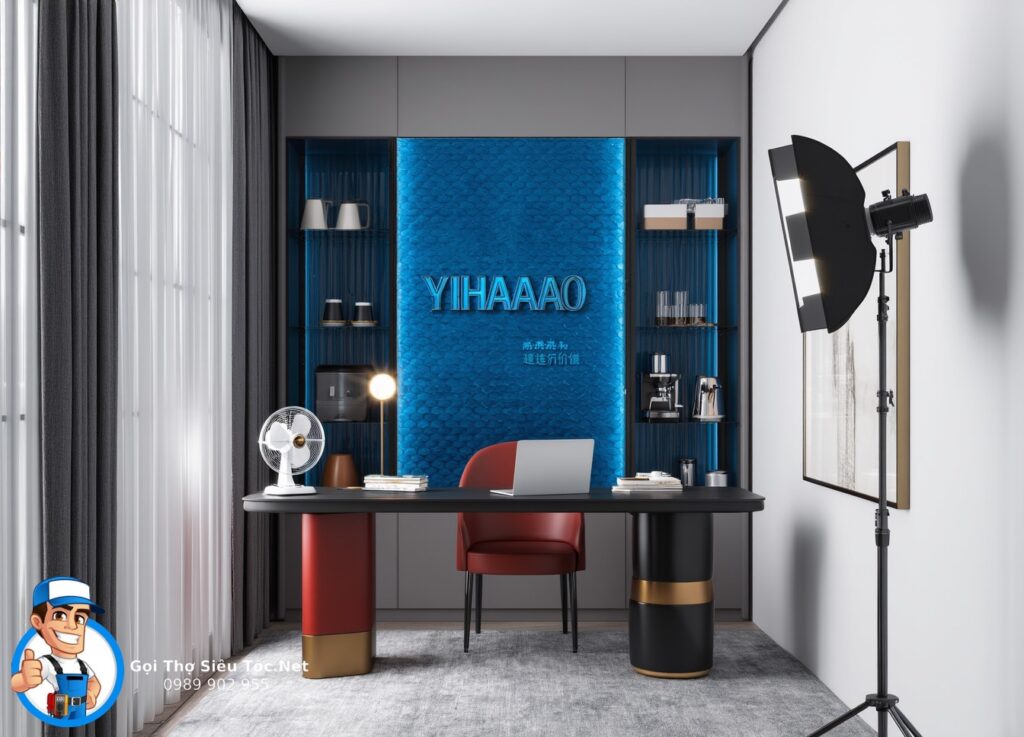 Thiết kế phòng livestream tư vấn dịch vụ